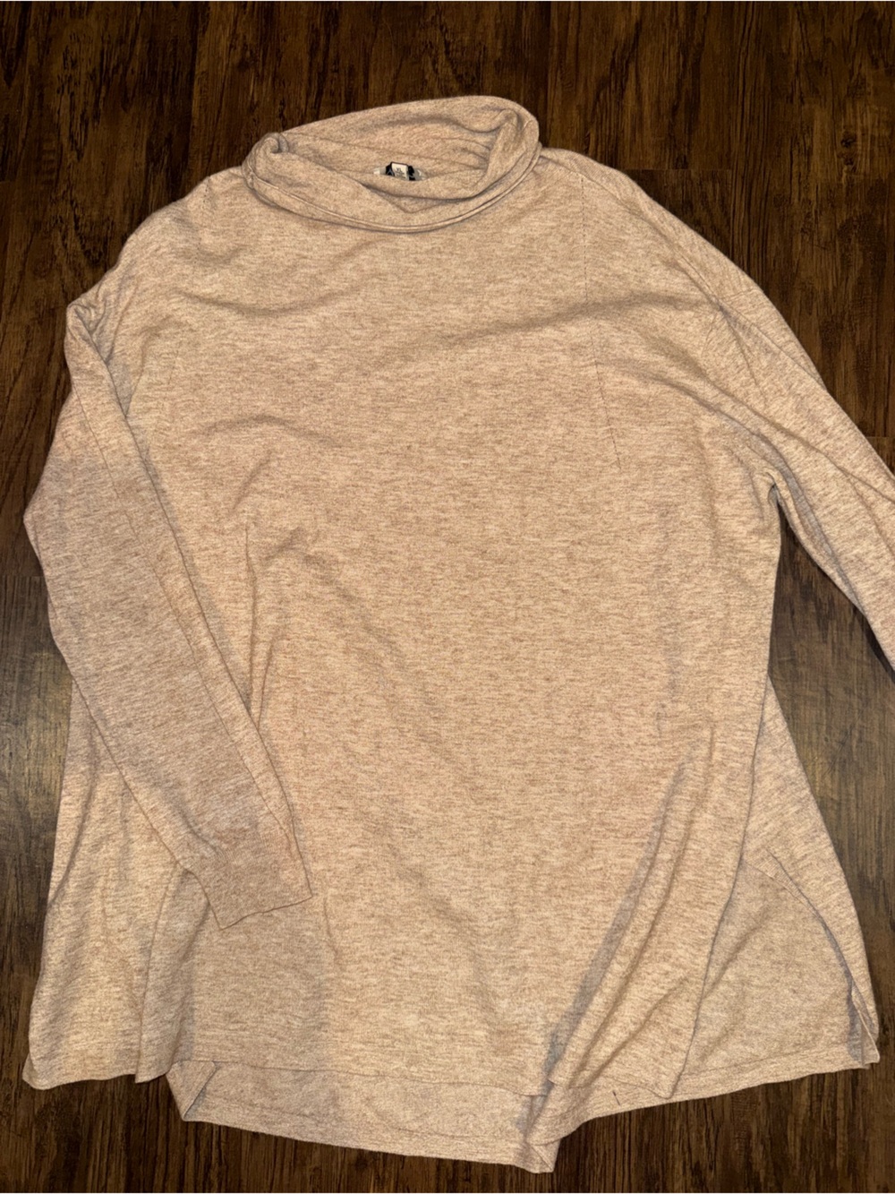 Joh Cashmere Taupe Cowl neck sweater